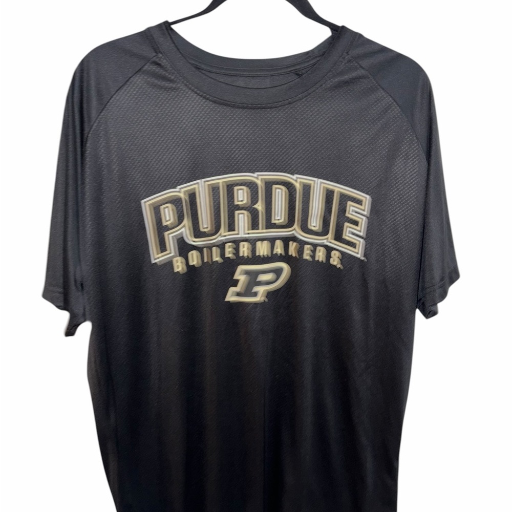 Pro Edge Purdue Boilermakers Black Graphic Shirt